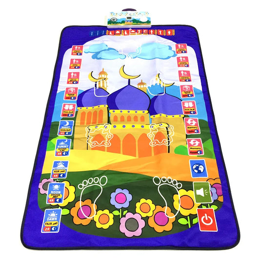 Islamic Learning Prayer Mat for Kids & Men